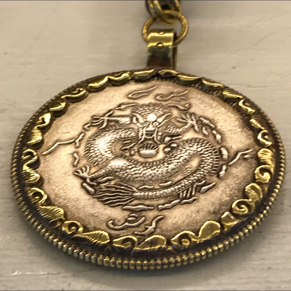 Beautiful Rare Coin Necklace with or without strand